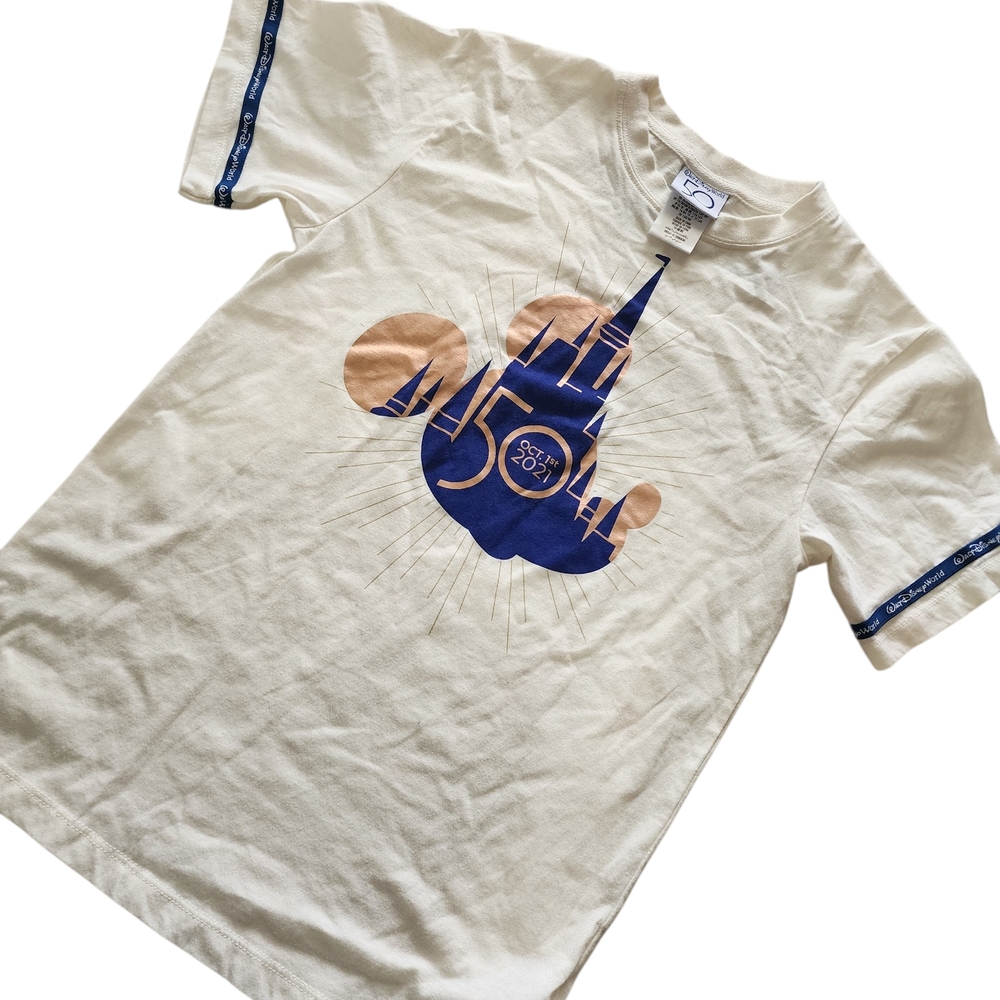 Disney White and Blue Graphic Tee